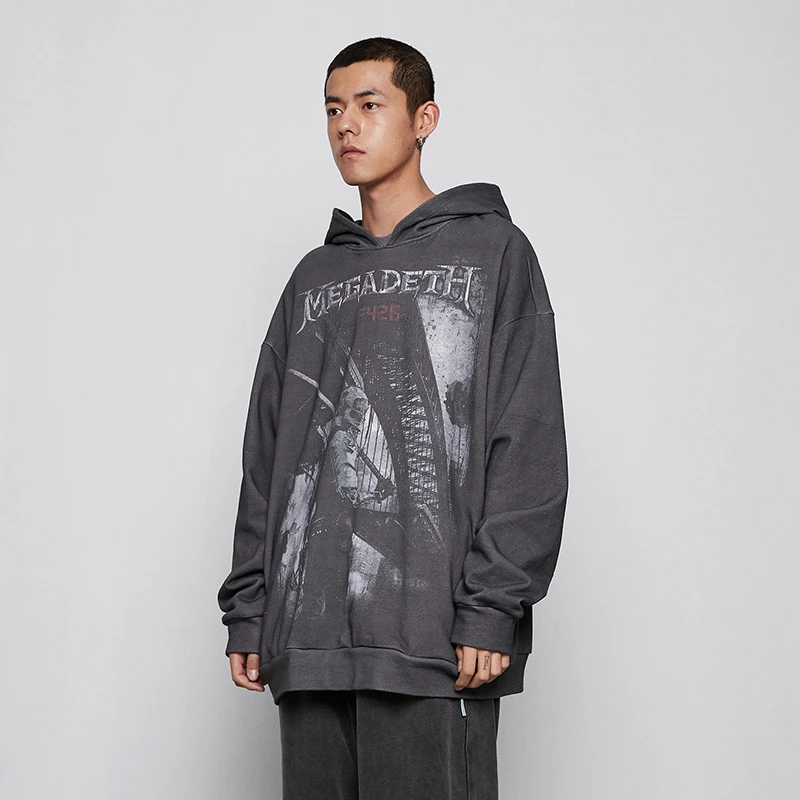 Уличная одежда в стиле хип-хоп с принтом робота F426 толстовки и свитшоты унисекс