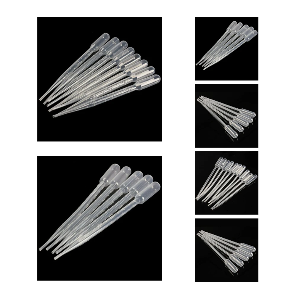 

100PCS Graduated Pipettes Dropper Polyethylene (0.5ml)