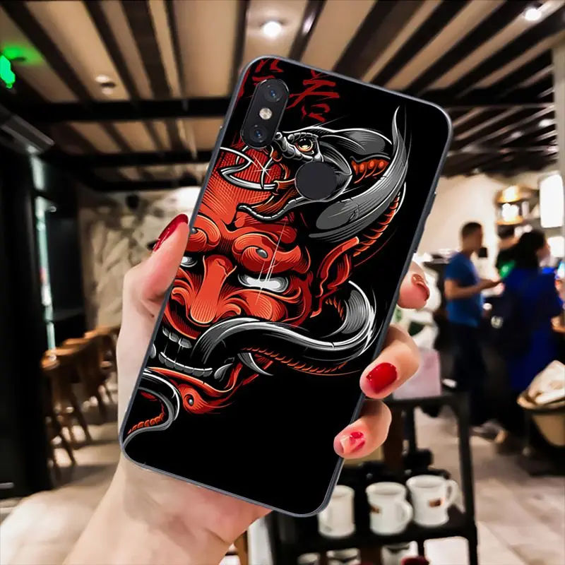 Чехол для телефона MaiYaCa Japanese samurai oni mask Xiaomi mi5 6 A1 A2 Lite Mi9 9SE mi8lite F1 Mix2 2S Max2 3|Бамперы| |