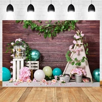 mocsicka baby shower backdrop safari party wild one 1st birthday photography background for photo studio photocall forest leaves