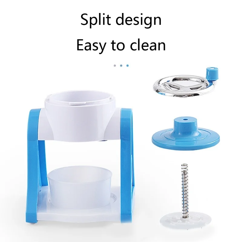 買取 手動アイスクラッシャー,ハンドヘルド,スノーモークマシン,ステンレス鋼ブレード,シュレッダー,スライスメーカー,ポータブル