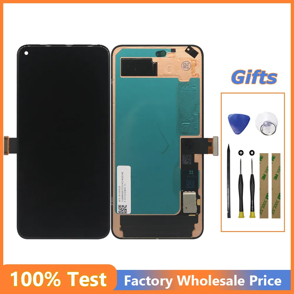 Pantalla LCD para Google Pixel 5 GD1YQ GTT9Q, montaje de digitalizador con pantalla t&aacute;ctil, reemplazo para Google Pixel 5, herramientas Diaplay, regalos-0