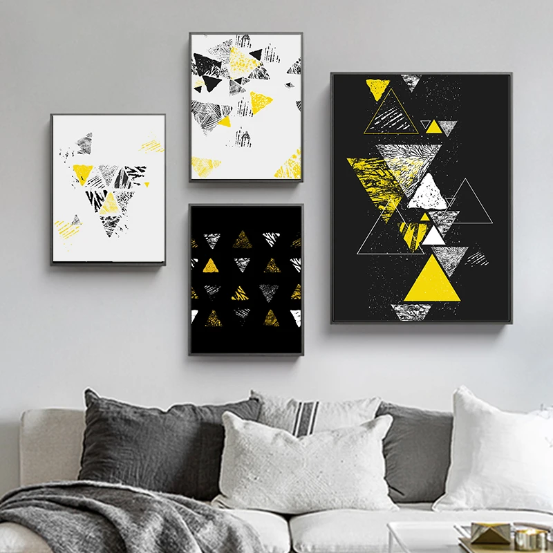 Черно-белые модульные картины на холсте художественная живопись плакаты с