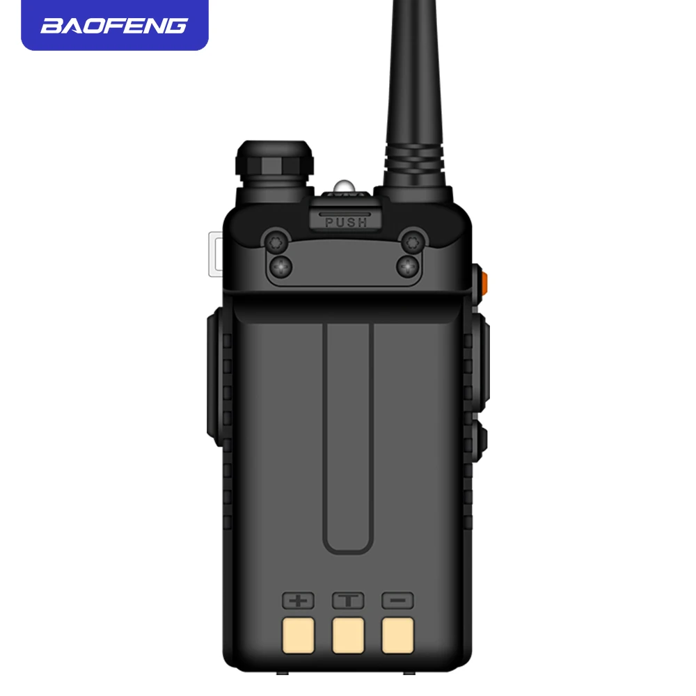 BAOFENG UV5R портативная рация 5 Вт UHF/VHF Двухдиапазонная двухсторонняя 1800 мАч емкость