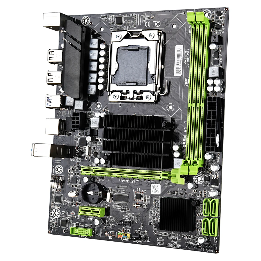 Kllisre X58 LGA 1366 материнская плата поддерживает серверную память REG ECC и процессор xeon