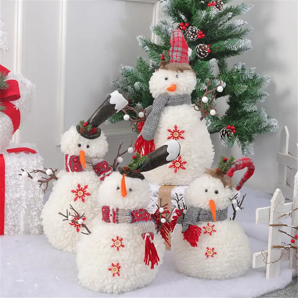 

Christmas Snowman Doll Gift Snowman Plush Toys For Boys And Girls 2 Size Christmas Snowman Plush Dolls Toy Doll For Christmas Pa