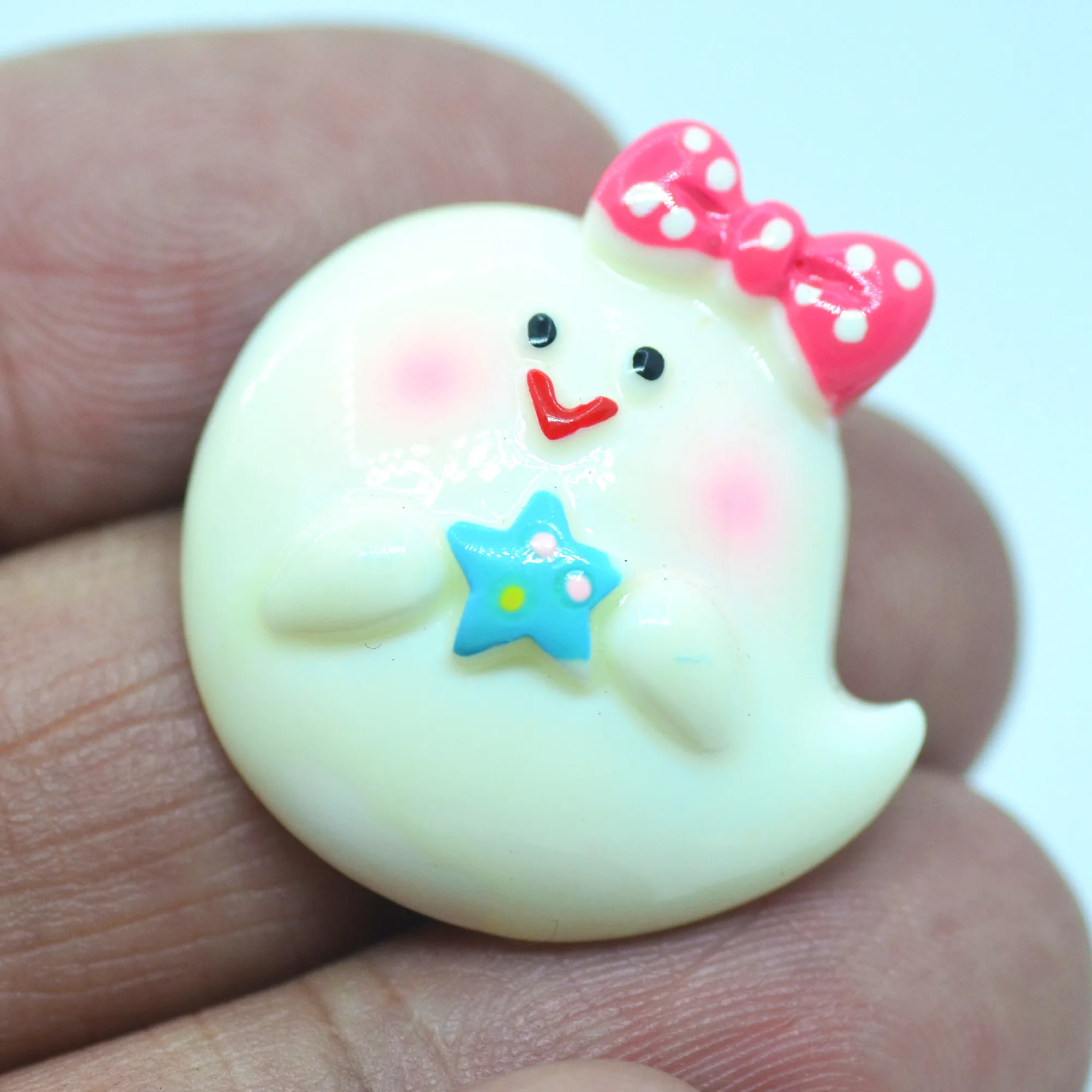 10 шт. белый призрак с бантами украшения для вечеринки на Хэллоуин кавайные из