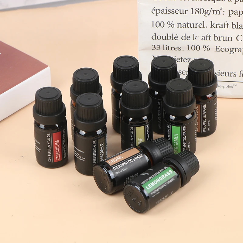 

10ml Pure Essential Oils Organic Body Massage Relax Fragrance Oil Skin Care Aromatherapy DIY Odorant Raw Material Handmade Gifts