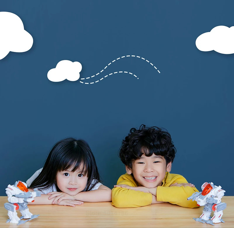 XIAOMI MIJIA Bravokids Робот Детская самодельная игрушка набор модель воина фигурка строительные блоки сборная игрушка мальчик девочка подарок