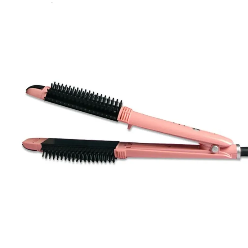 2 в 1 электрическая плоская железная щетка с палочкой керамическая 32 мм