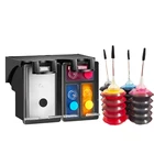 Многоразовый картридж Vilaxh для принтеров HP 123 123xl, 4 бутылки чернил для HP Deskjet 1110 2130 2132 2133 3630 3632