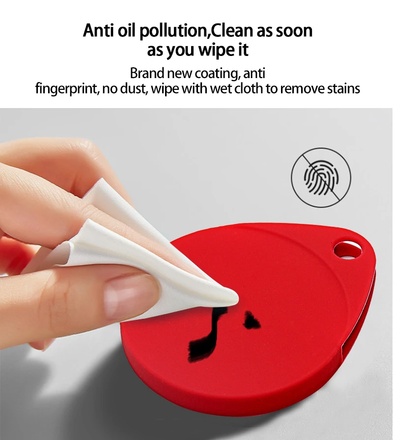 

Airtags Protective Cover Anti-lost Device AirTag Case Silicone Protector Shell Bluetooth Wireless Tracker For Apple Airtags