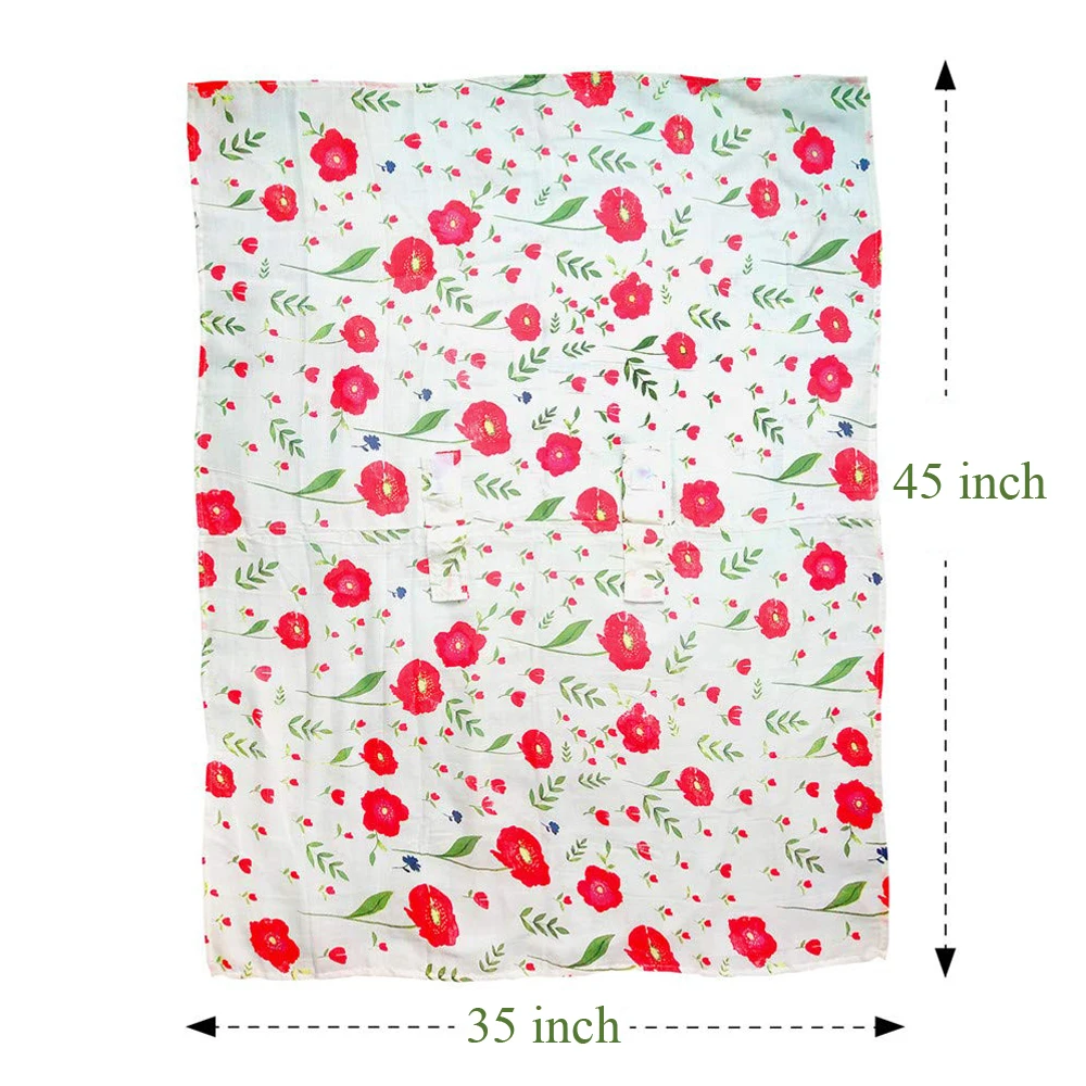 

Baby Car Seat Canopy Muslin Cotton Infant Carrier Cover Multi-Use Stroller Cradle Nursing Clothes Dosel for Breast Feeding Moms