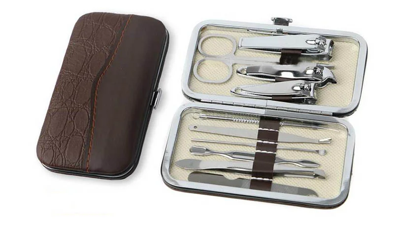 10 шт./1 набор профессиональных углеродов Сталь маникюрный для ногтей Цвет