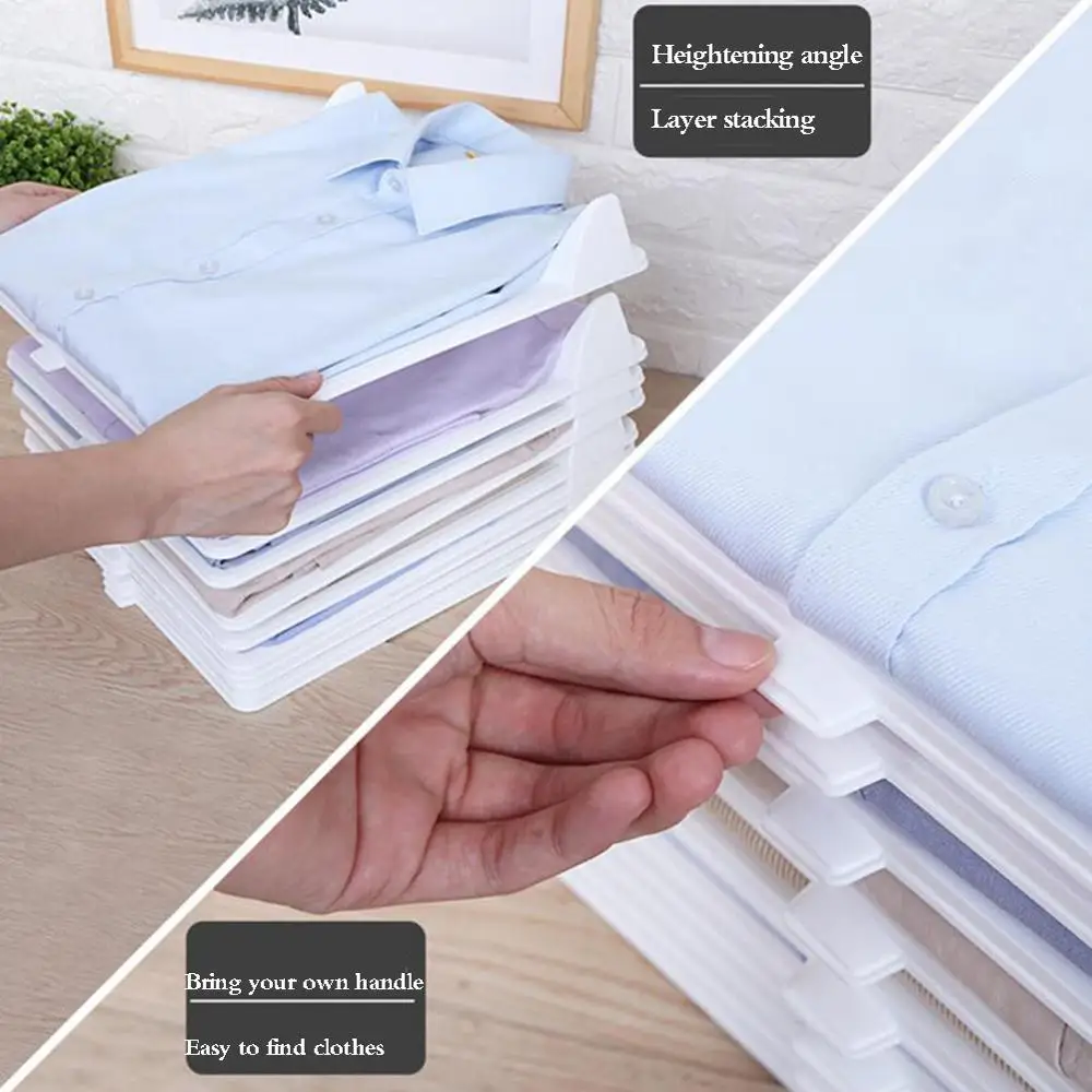 10Pc clothes organizer folding board Shirt Folder Fast Clothes Fold Board Home Closet Organizer