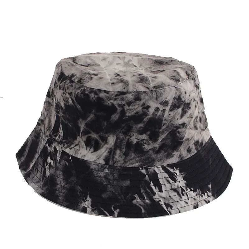

Summer Harajuku Bucket Hat Women Graffiti Style Panama Hat Colorful Tie Dye Fisherman Hat Reversible Bob Bucket Cap for Men
