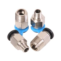 pneumatic connectors bowden extruder v6 v5 j head hotend for od 4mm ptfe tube quick coupler j head fittings for 3d printer parts