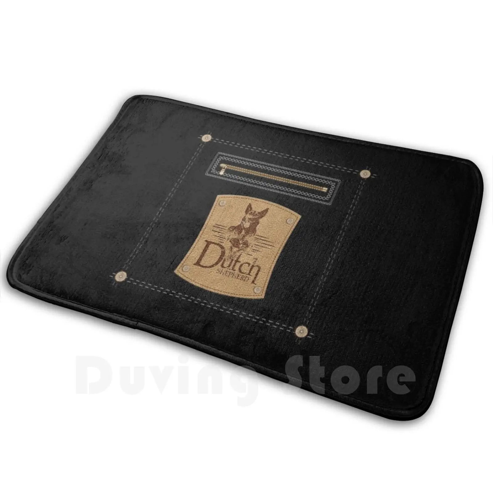 

Dutchie - Dutch Shepherd Mat Rug Carpet Anti-Slip Floor Mats Bedroom Dutch Shepherd Case Dutch Shepherd Cover Dutch Shepherd
