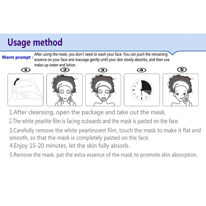 

BIOAQUA Whitening Face Mask Blueberry Essence Facial Mask Moisturizing Skin Care Oil Control Fade Black Dot Korean Cosmetics