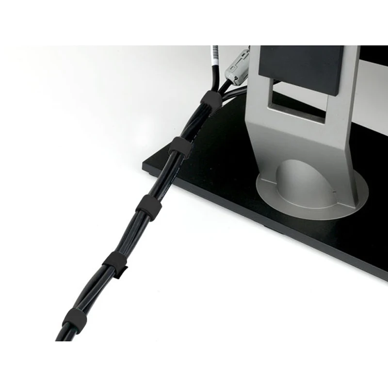 3 шт./компл. черный нейлон питания шнур пачка мешок для хранения с лентой