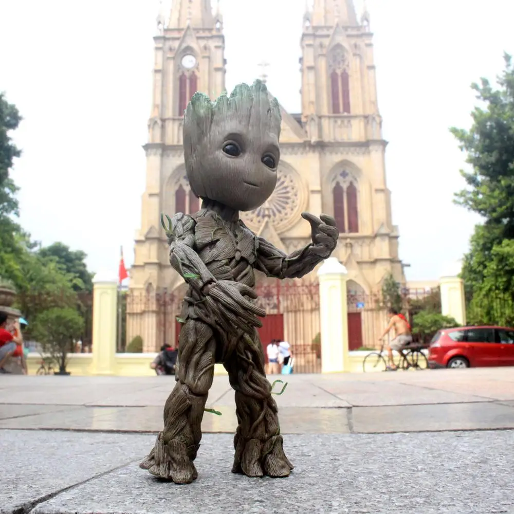 1:1 Размер Disney marvel Groot Guardians of the Galaxy Мстители Фигурки Модель Аниме Коллекция