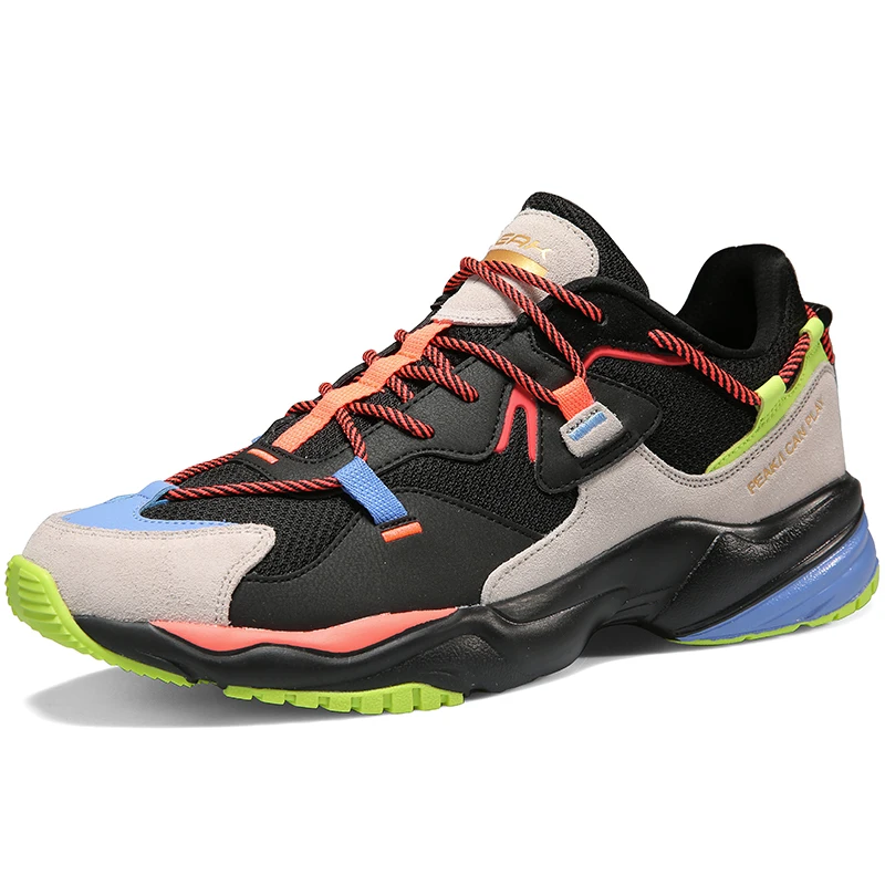 Мужская повседневная обувь в стиле ретро Модная Дышащая эластичная для папы с