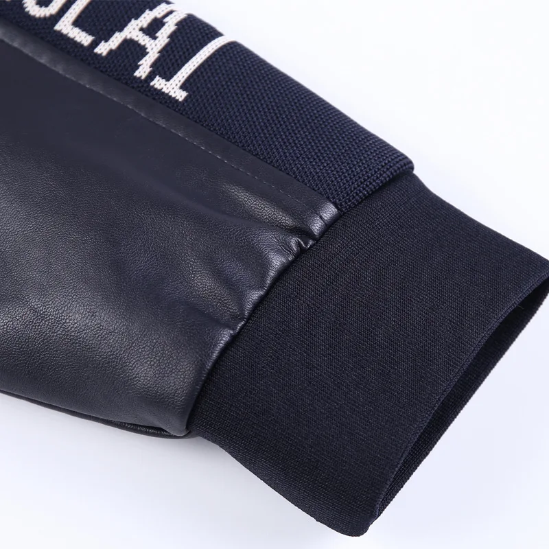 

2020 Autumn Winter PU Jacket Men New Fashion Motorcycle Biker Leather Coats Jackets Baseball Leather Coats Male Slim Fit HX432