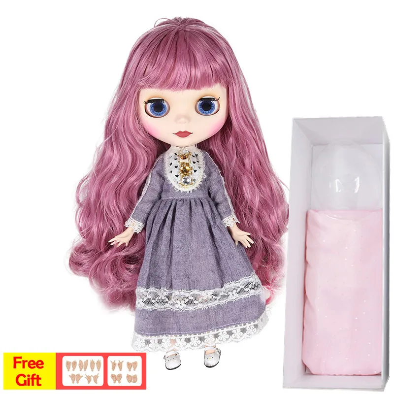 Кукла Blyth 1/6 BJD 30 см 7 суставов/19 суставов с белым телом одеждой обувью и коробкой