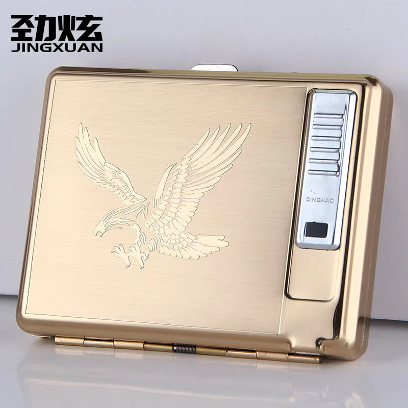 Новинка ветрозащитная металлическая рельефная сигарета с зарядкой от usb box