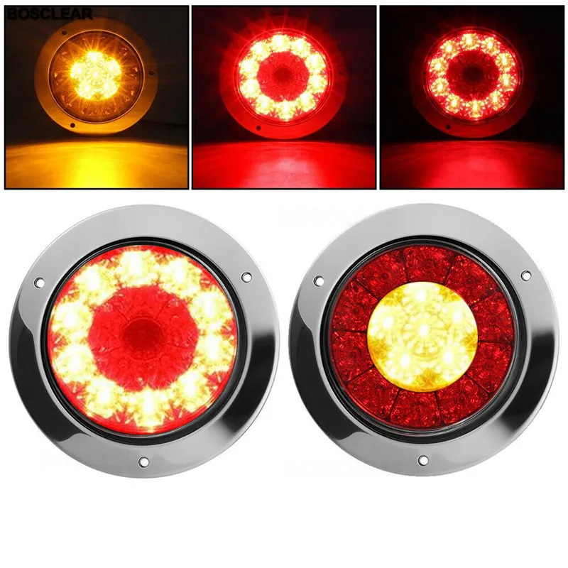 

Стоп-светильник поворотный для автомобиля, прицепа, грузовика, 12 В/24 В, 2 шт.