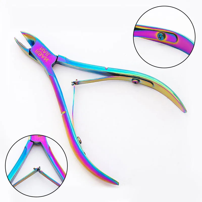 Резак для кутикулы с четырьмя лилиями из нержавеющей стали удаления омертвевшей