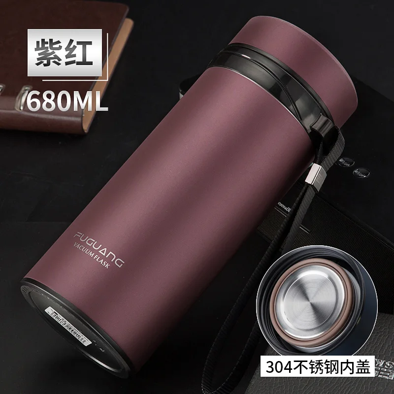 

Warmer Travel Thermos Bottle Hot Drink Large Thermo Vacuum Bottle Stainless Steel Taza Termica Thermal Insulation Cups EA60BW
