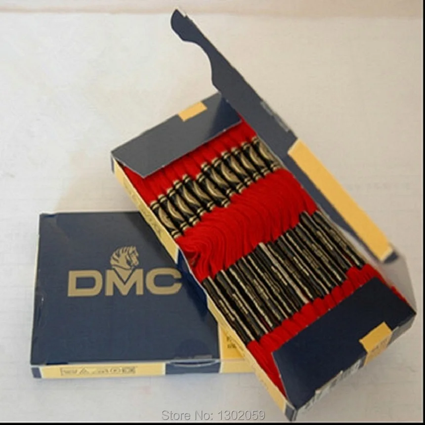 8 7 ярдов 100% хлопок DMC Вышивка крестиком шелковая нить выберите любые цвета|Флосс| |