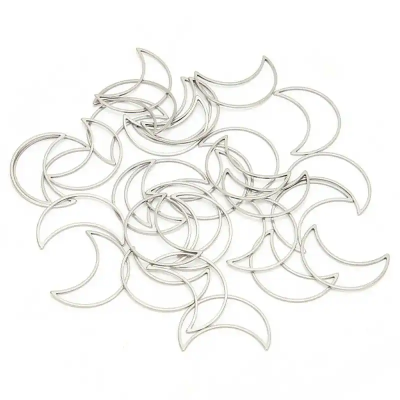 Подвески для изготовления ювелирных изделий 925 пробы серебряная луна ювелирное