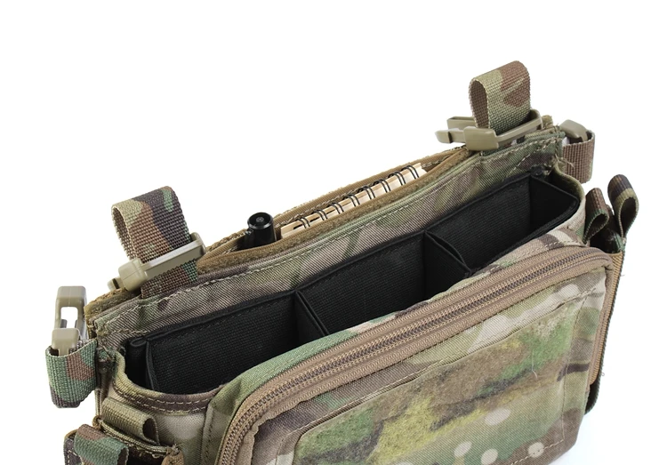 D3CRM Outdoor Sports Tactical Commander Chest Map Interlayer MK4 Hidden Chest Hanging Map Package