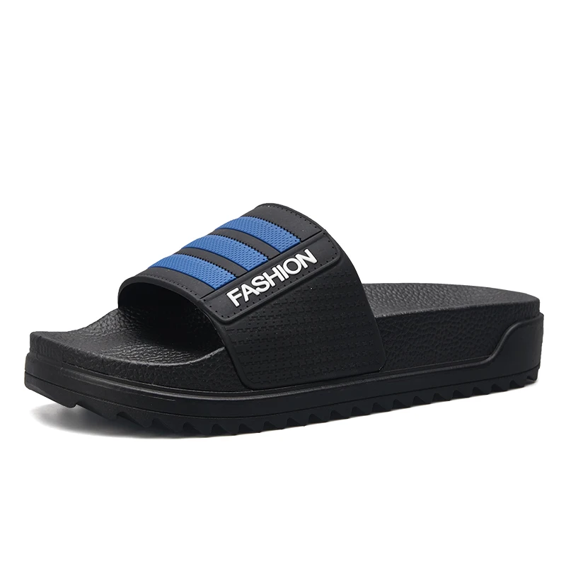 2020Men летние тапочки домашние мягкие дышащие плоские шлепанцы Нескользящие