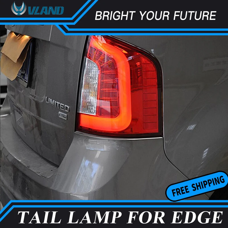 Для Ford Edge хвост светильник s 2012 2014 для светодиодный задний фонарь противотуманный