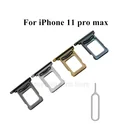 Двойнойодинарный держатель лотка для SIM-карты для iPhone 11 11Pro Max слот для SIM-карты адаптер с водонепроницаемым резиновым кольцом