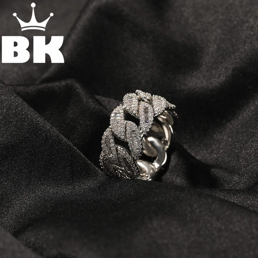 Мужское кольцо в форме Луны стиле хип-хоп