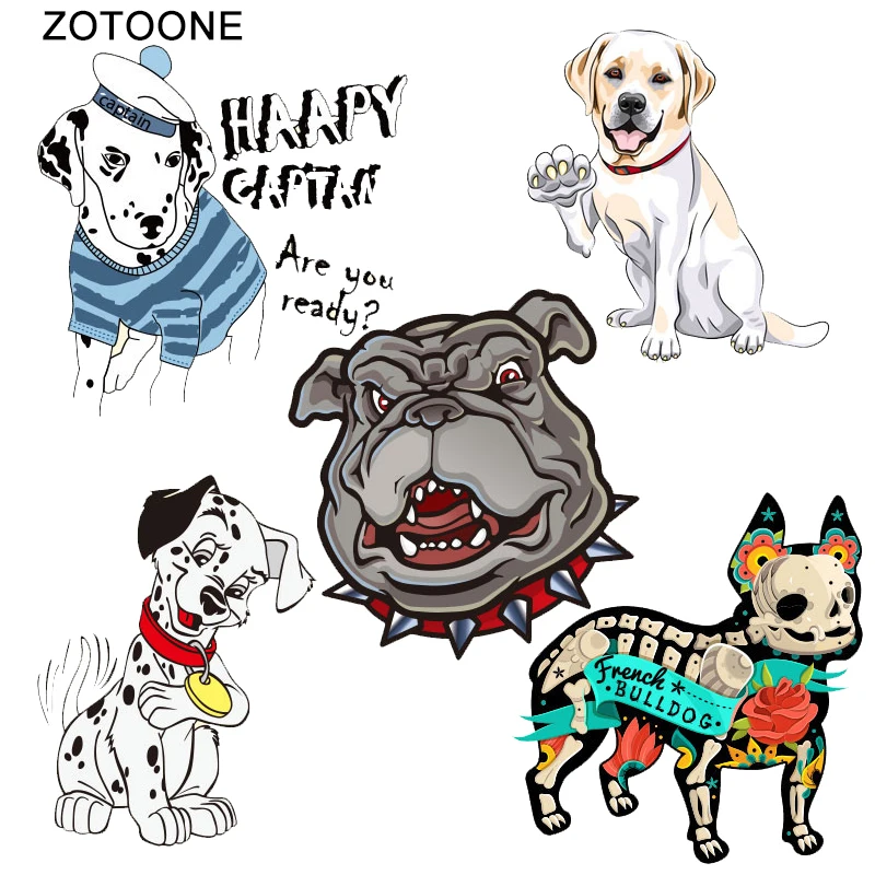 Термоклейкие нашивки ZOTOONE футболка сделай сам одежда с принтом собаки Виниловая