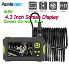 Эндоскоп HD 1080P камера, промышленная канализационная труба, Автомобильный ремонт, зонд для двигателя, водонепроницаемая камера, 2 м 5M10M