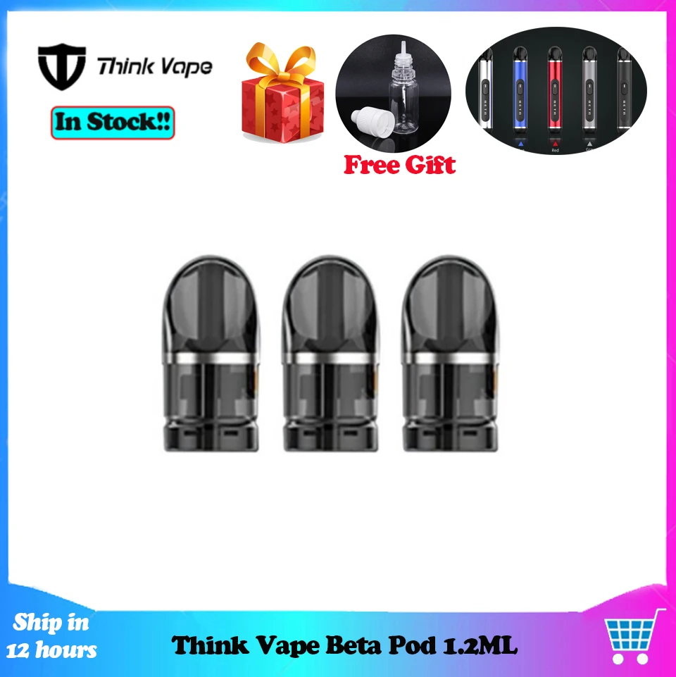 Картридж для замены Think Vape Beta 3 шт. 1 2 мл многоразовый бак Kit|Атомайзеры электронных