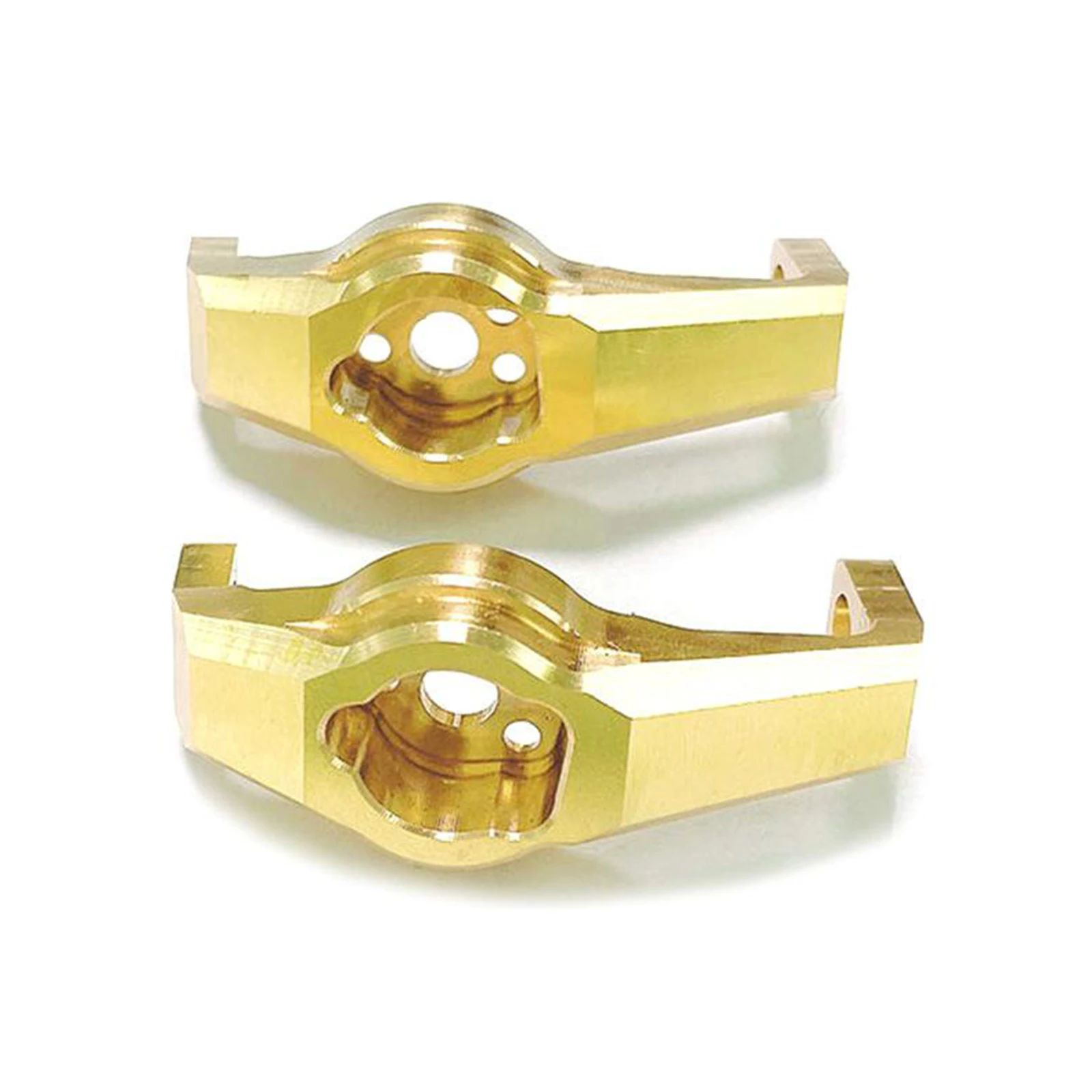 

2Pcs Brass Front C-Hub Carriers for -4 1/10 Scale RC Crawler Car Upgrades