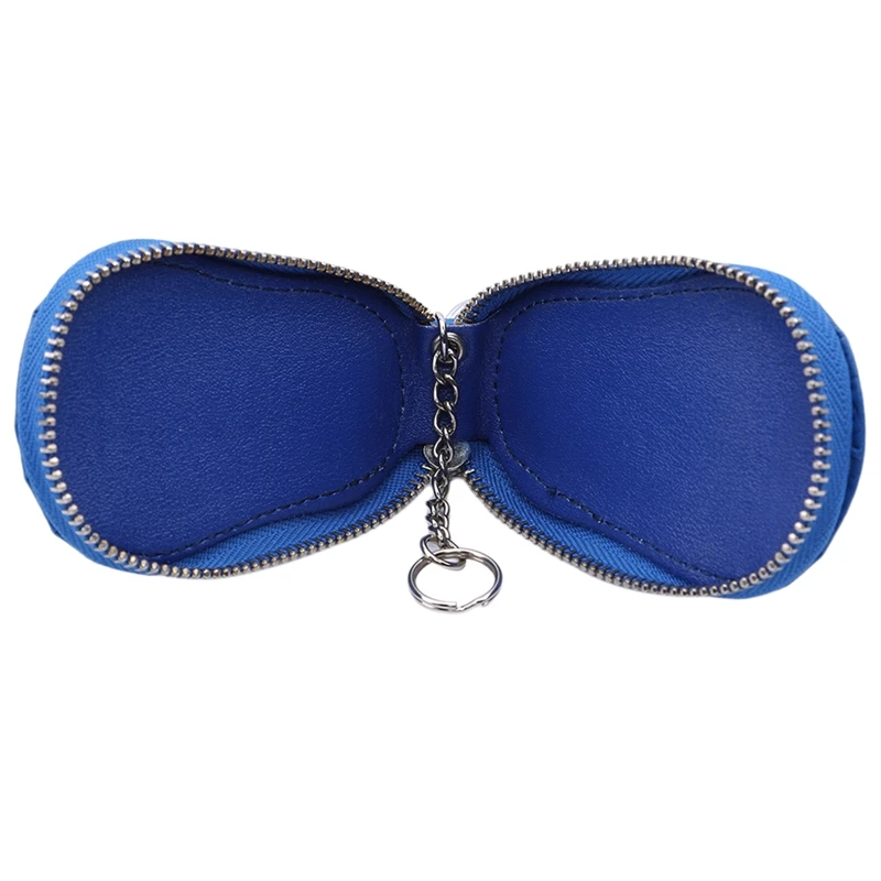 

Fashion Hot Unisex Genuine Leather Key Wallet Men And Women Zipper Keys Pouch Gourd Car Key Ring Storage Case Key Accessories