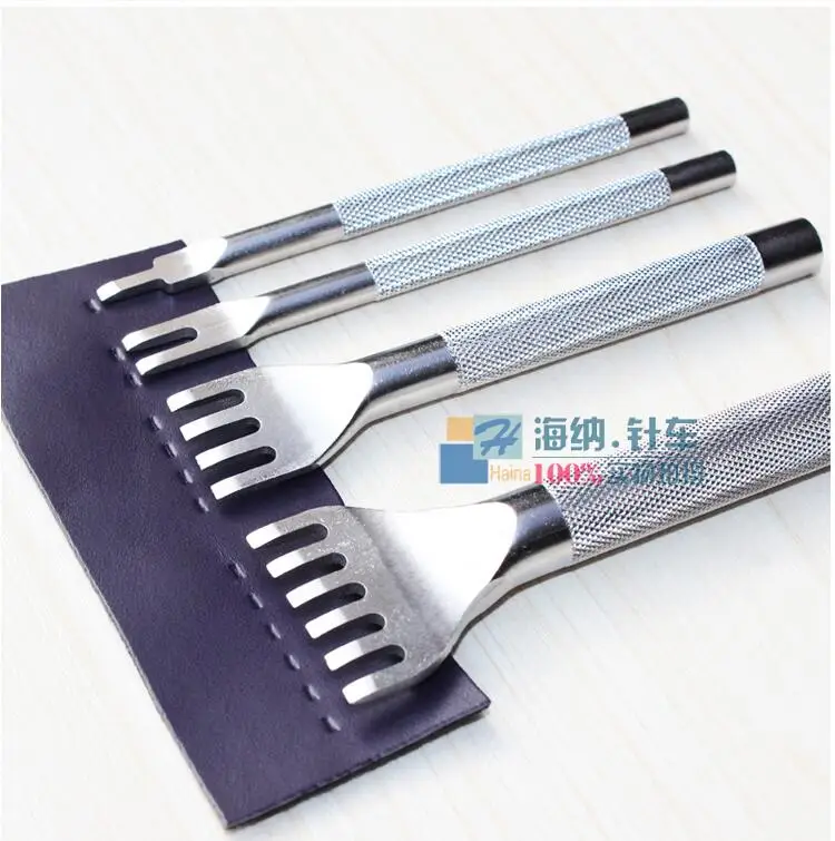 DIY кожа пробивки художественные инструменты кожаный шнур перфорированная