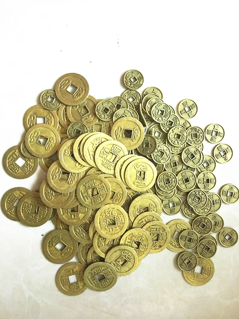 

10 шт./компл. китайские старинные медные монеты удачи античная монета медные Подвески Сделай Сам материал