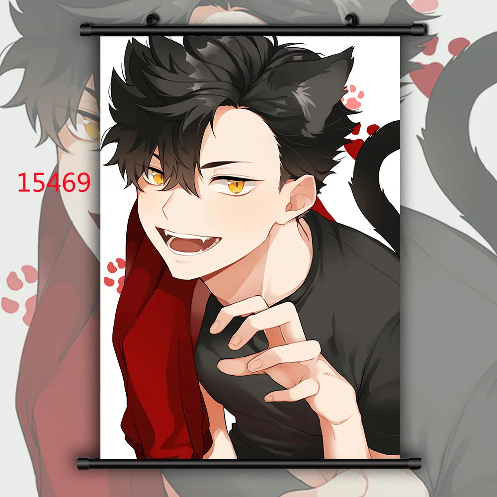 Haikyuu! Аниме плакаты YAOI Neko HD с принтом холст живопись Настенный декор настенные