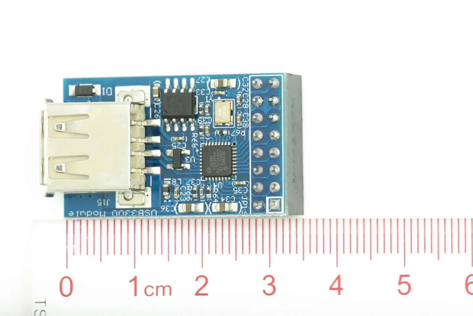 Высокоскоростной USB модуль может быть подключен к STM32F429BI/STM32F746 макетная плата