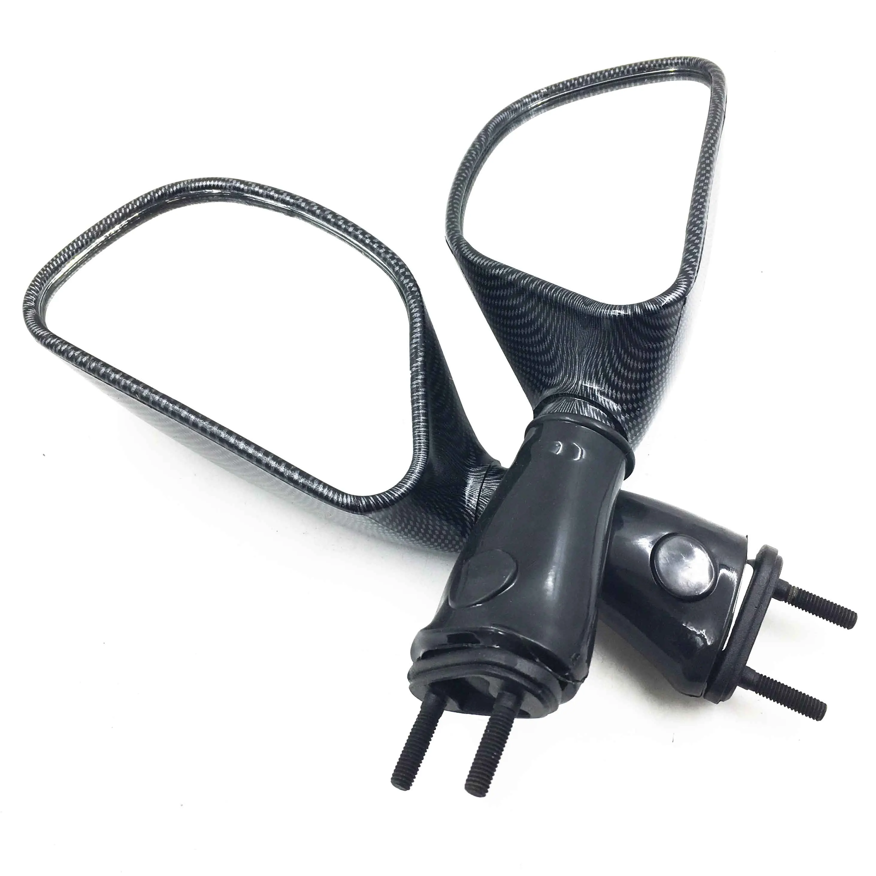 Aftermarket Бесплатная доставка мотоцикл части углерода зеркало для 1998 2002 Kawasaki Ninja ZX6R