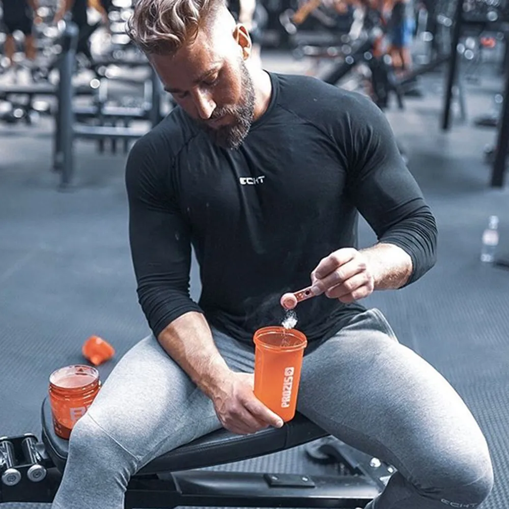 Футболка мужская для спортзала фитнеса бодибилдинга облегающая футболка